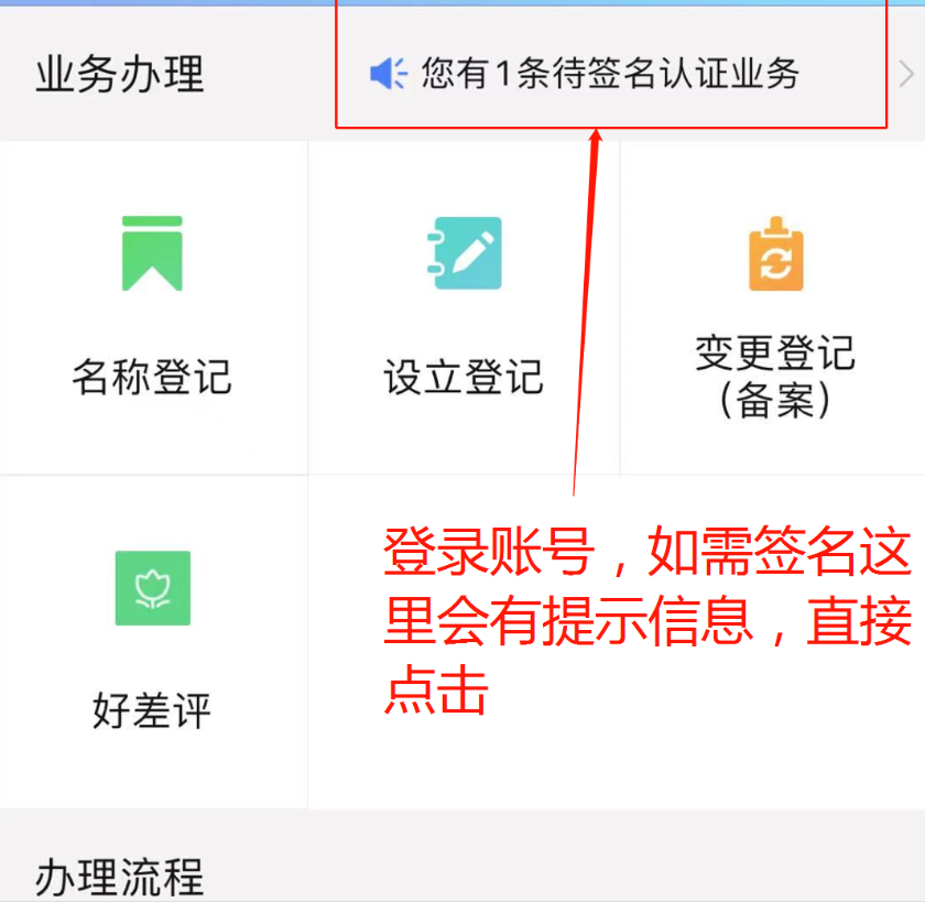 鄭州全程電子化變更法人流程教程手寫簽名